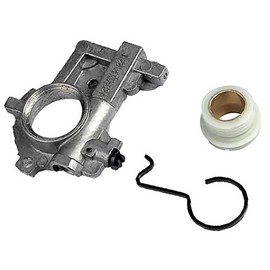 Hippotech Newest Oil Pump Oiler Kit with Worm Gear Spring for STIHL 066 MS650 MS660 MS 650 660 Replaces 1122 640 3205,1122 640 7105,1122 647 2401