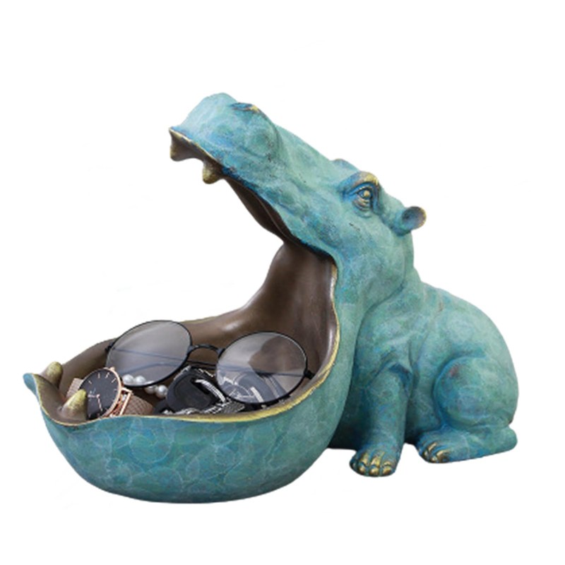 Boono Hippo Figurine, Funny Miscellaneous Goods, Figurine, Interior, Fashionable, Small