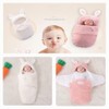 Manta de Felpa para Bebé, Saquito para Dormir, 0-3 Meses