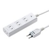 Sanwa Supply TAP-SP2114MG-5WN Thunder Guard Tap (2P, 4 Socks, 16.3