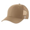 Carhartt Canvas Mesh Back Cap, Dark Khaki, One Size