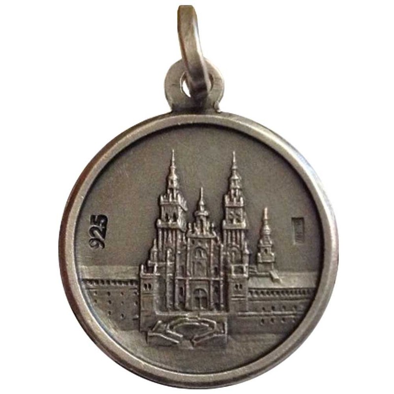 925 Sterling Silver " Saint James of Compostela " Medal