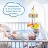 Srvauyea Mobile Holder Baby Bed Bell Holder, Removable Cot Mobile