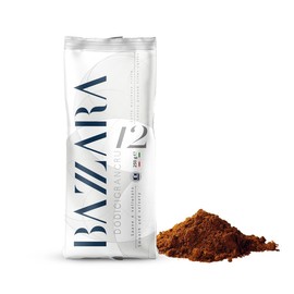 Bazzara Dodicigrancru Ground Filter Coffee 250g, Luxury 12-Origin Arabica Blend, Medium Roast, Intensity 8/10, Award-Winning Coffee Made in Italy