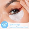 oruola 200pcs Makeup Tape for Eyeshadow,Eyeshadow Stencils,Disposable Eyeliner Tape Makeup