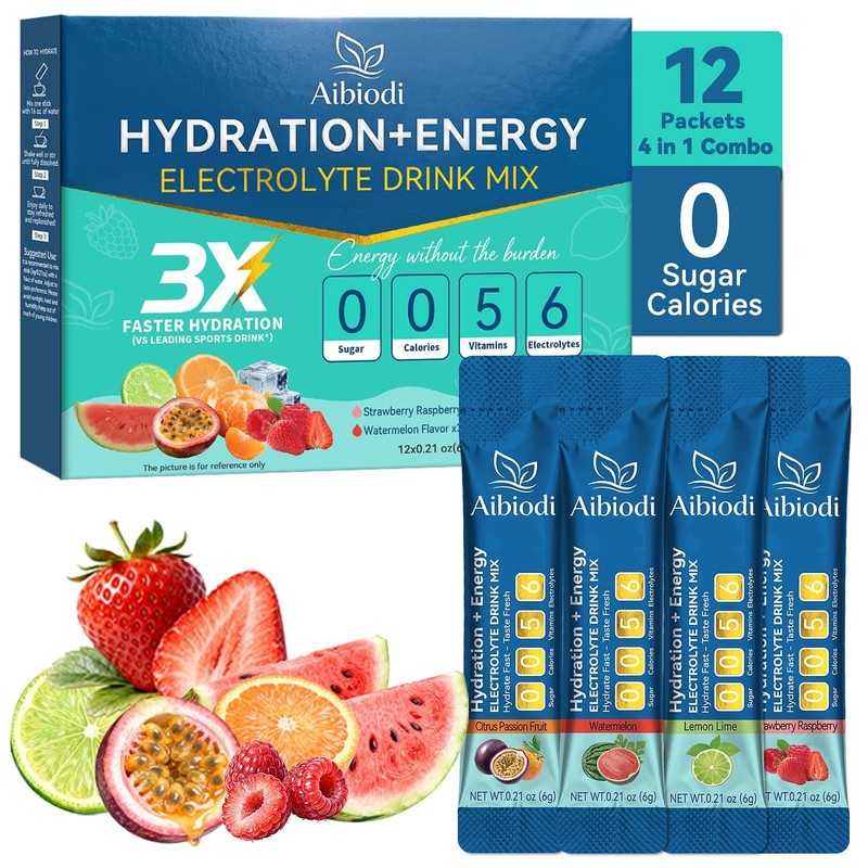 Electrolytes Powder Packets - Sugar Free & Zero Calorie Liquid