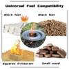 2 Pcs Foldable Stove,Portable Camping Stove for Outdoor Cooking, Lightweight