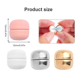 WeddHuis Hijab Magnetic Pins Hijab Brooch Magnetic Hijab Clip Magnetic Brooches No Hole Pins Magnetic Brooches for Muslim Hijab Cardigan