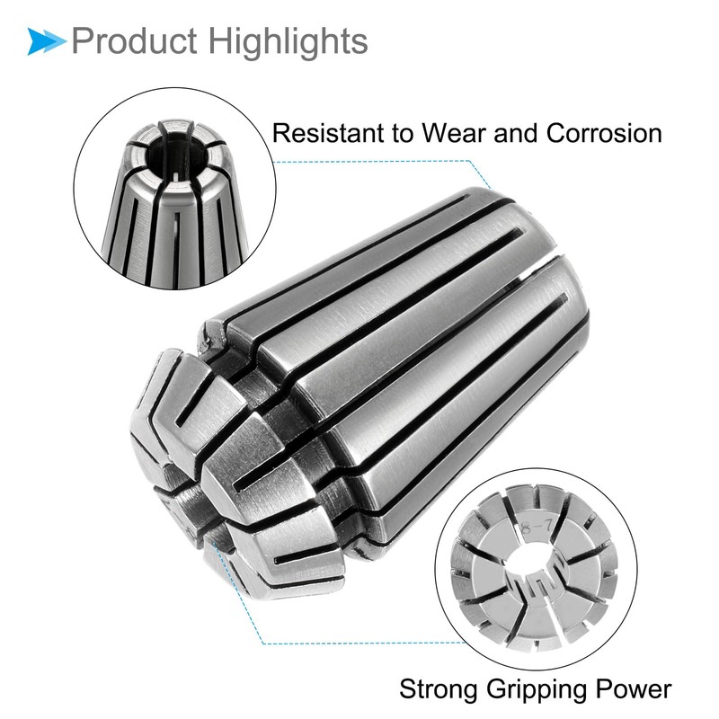 CoCud Spring Collet Chuck, ER-20 Spring Collet 8mm Clamping Diameter,