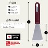 ALLEX Japanese Paint Scraper Tool 2.3" Straight, Heavy Duty Full