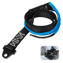 64in Snow Plow Winch Strap, Plow Strap Replacement Parts for ATV UTV Winch Heavy Duty Snow Plow Lift