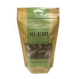 Bubba Rose Biscuit Co. - Assorted Dog Biscuits - Peanut Butter, Bacon, Cheese, All-Stars Mixed 6.5 oz. Bag - Wheat, Corn, Soy & Gluten-Free Dog Treats, Made in The USA