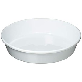 Richell Medium Deep Plate, No. 7, White (W)