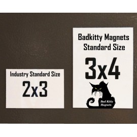 Pure White Trash funny High Quality Metal Magnet 4 x 4 Fridge 020