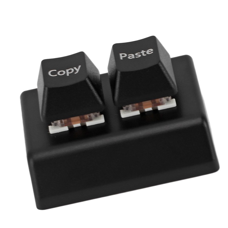 Programmable Keypad 2 Keys Copy Paste Red Switch USB C