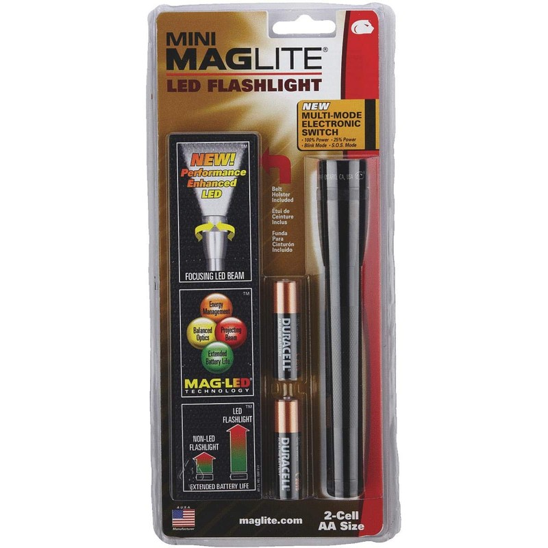 dup Mini Maglite LED 2-Cell AA - Black