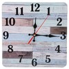 Wall Clock Industrial Style Silent Quartz Movement Density Board Large