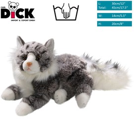 Cat, Maine Coon, 12 inches, 30cm, Plush Toy, Soft Toy, Stuffed Animal 3202