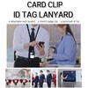 ID Badge Holder with Retractable Lanyard, Badge Holders Reel with