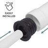 SKIR'CO Rubber Sleeve Black 40 x 25 mm for Drain