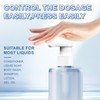 [2-Pack] Dispenser Pump, Shampoo/Conditioner, Leak Proof, Extended Trimmable Tube, Fits