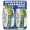 Combo de dos protectores de sobretensiones electrónicos Refrigmatic para refrigeradores