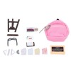 Dollhouse Backpack Set High Simulation Innovative Miniature Learning DIY School