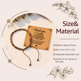 Thank You Gifts for Women Men, Appreciation Gifts for Teacher Mentor Mom Dad Aunt Principal Secretary Boss Colleague Friends - Leaving Gifts Thank You for being Part of My Journey