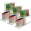 Ettrick 6 Pack Stackable Tea Bag Organizer, Clear Acrylic Tea