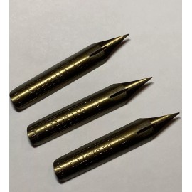 Joseph Gillott 3 Vintage JOSEPH GILLOTT'S 303 Willow Extra Fine Flex DREAM POINT Dip Pen Nibs