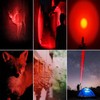 MODOAO Red Light LED Torch, 4 Pack High Power LED
