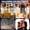 Halloween Decorations Outdoor And Indoor Set,60 Pcs Scary 3D Bat
