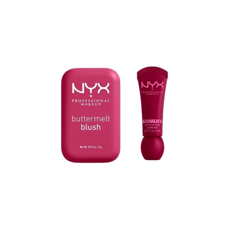 NYX Professional Makeup Smushy Matte Balsamo labial, Tono Squizze n