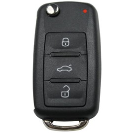 OGGIPRO Car Key Box 3 Buttons HAA Replacement Remote Control for Car Compatible with VW Seat Volkswagen Bora Passat Golf Polo Jetta, Mokka, Opel, Zafira, Astra, Vauxhall, Skoda