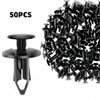 50PCS Nylon Bumper Fastener Rivet Clips 8mm Replacement UTV ATV