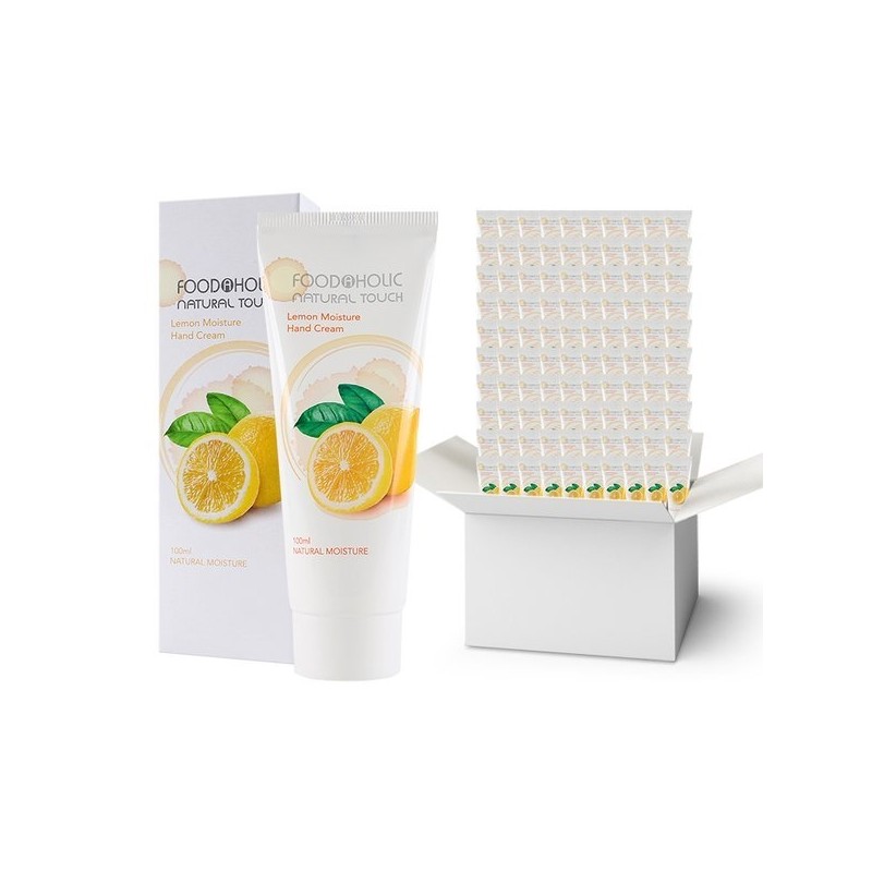 Food Aholic Lemon Hand Cream 1 Box (100ml x 100