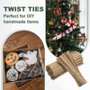 YELARXI Twist Ties Reusable Kraft Paper Bread Ties 3.5 Inch