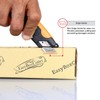 Modern Box Cutter, 3 blade depth setting, Squeeze Trigger and
