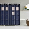 Boyouth Police Box Door Pattern Digital Print Bath Shower Curtains