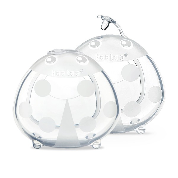 haakaa Ladybug Breast Milk Collector - Soft Breast Shells |