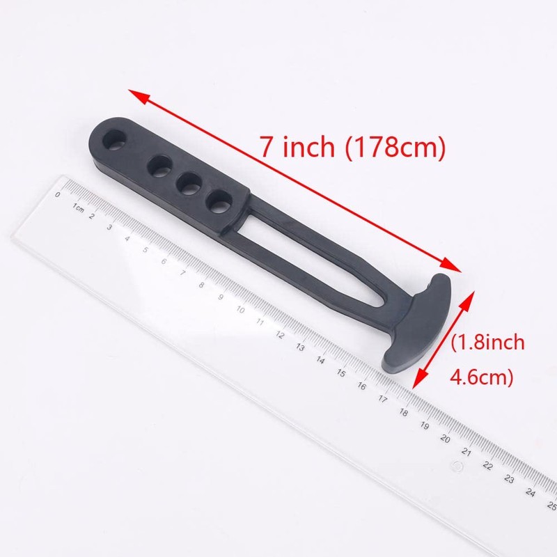 Boat Telescoping Ladder Strap,Marine Grade Secure Retaining Rubber Latch Band