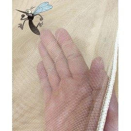 Tex family Outdoor Mosquito Net in 4 Sizes Beige 150 x 250 cm