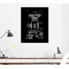 Wheelbarrow Patent Print Black Matte (24" x 30") M15153