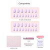 Press On Nails Almond (Lavender Dream) Short Reusable Stick with