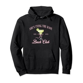 She's tying the knot Bridal Shower Coquette Bow Bachelorette Pullover Hoodie