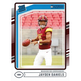 2024 Panini Donruss Football #389 Jayden Daniels Rookie Card - Rated Rookie