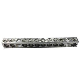 Morris 91137 Morris Products 91137 Ground/Neutral Bar, Aluminum, 6 Circuits, #14 - #4 Wire Range
