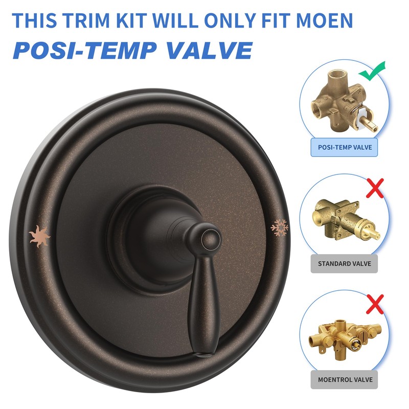 T2151ORB Brantford Valve Trim Kit, Oil-Rubbed Bronze Shower Trim Kit
