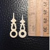Cuckoo Clock Parts Plastic Bone Hands 1” Center Hole Minute