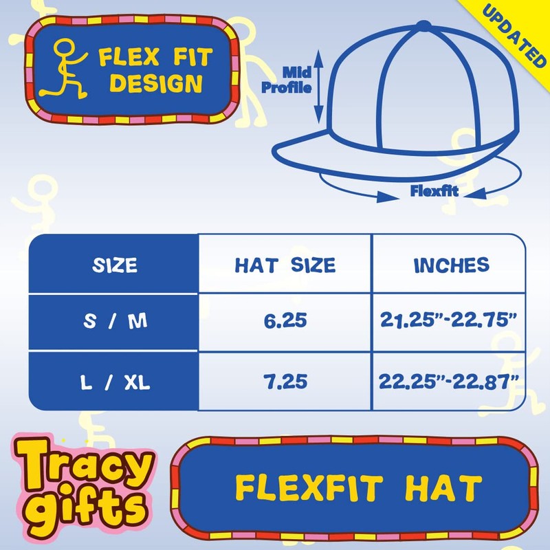 #Ringo - Hashtag Men's Flexfit Baseball Hat Cap, Black, Large/X-Large